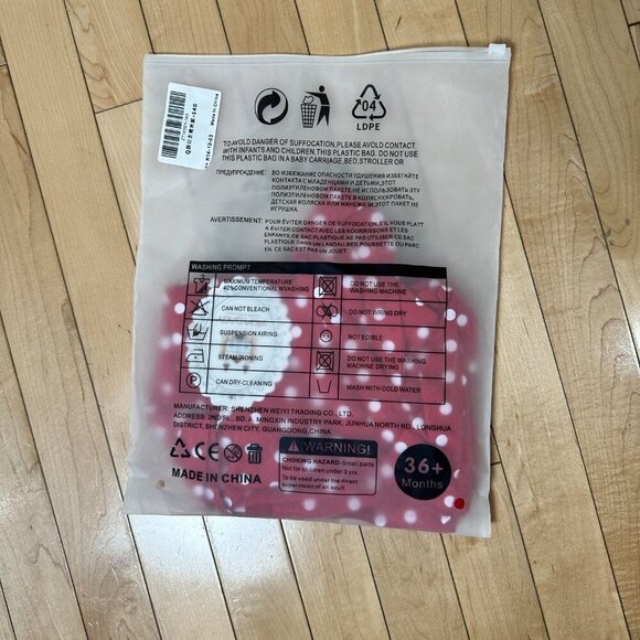 New NWT Minnie Mickey Mouse Disney Inspired Dress Size 8-10 Polka Dot - Picture 9 of 9